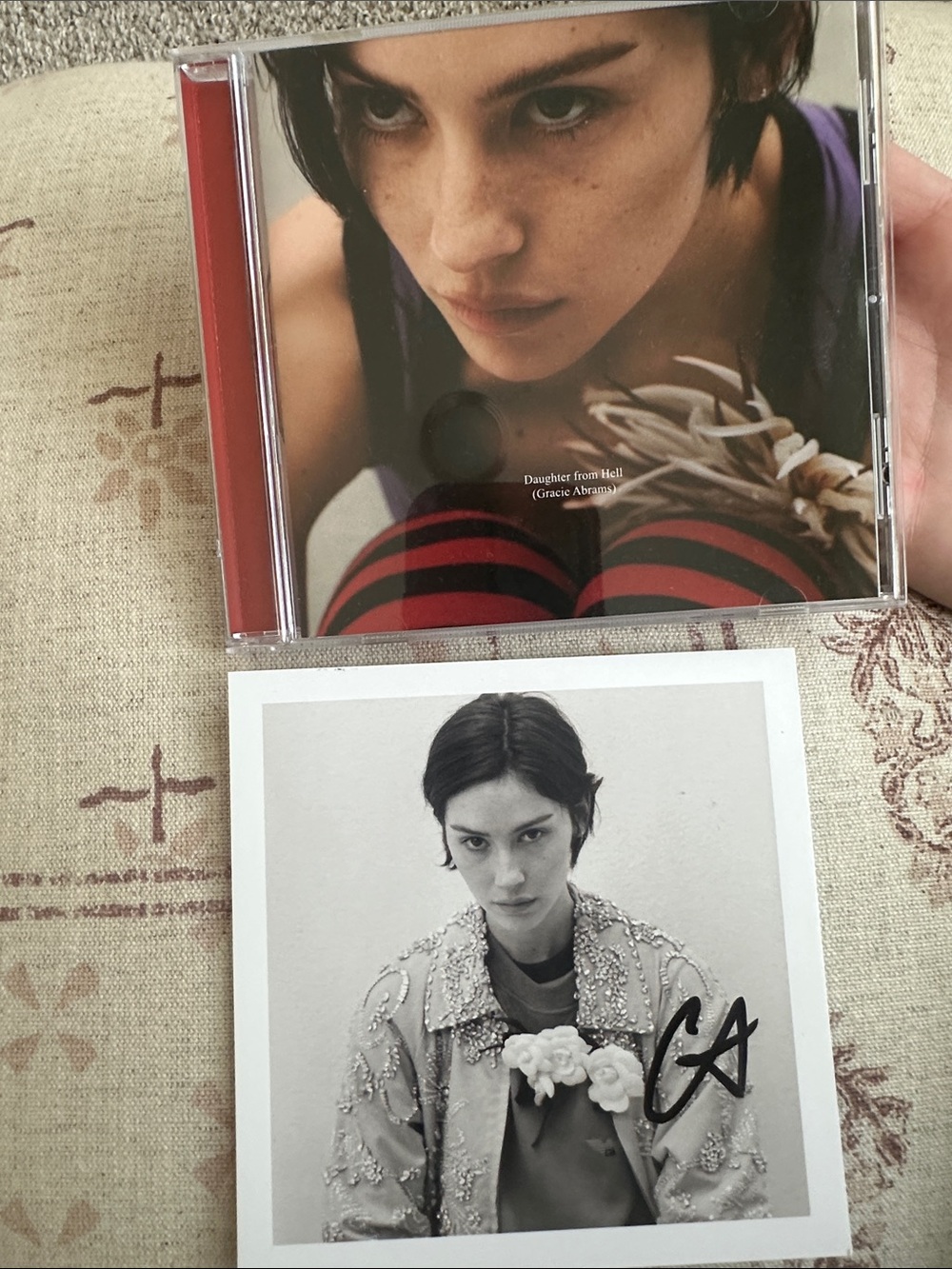 Signed Gracie Abrams CD Daughter From Hell Autograph